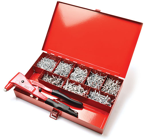 Cases Tools and rivets