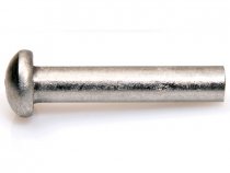5mmx22mm Semi-Tubular rivet de fixation à tête ronde en acier
